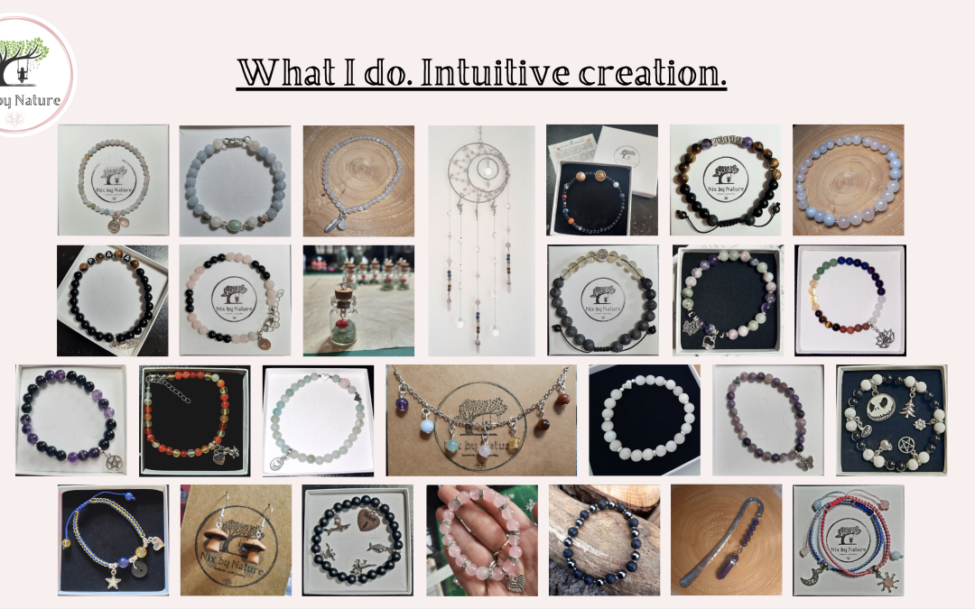 Intuitive creation. What I do and how crystal jewellery can help you achieve what you want to bring into your life.